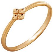 z1-7621 Кольцо без вставок. Золото 585. 