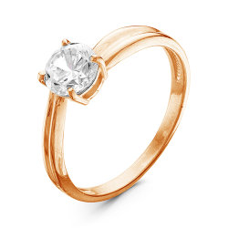 z1-9400 Кольцо с фианитами. Золото 585.