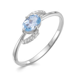 z1-9805 Кольцо с фианитами. Серебро 925.