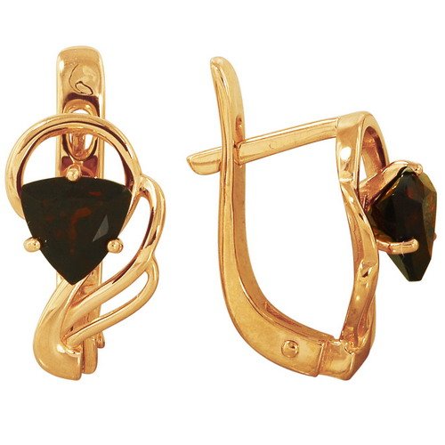 z2-7540 Серьги с фианитами. Серебро 925. 