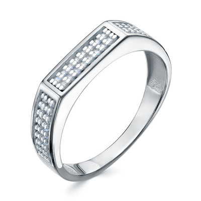z1-11220 Кольцо с фианитами. Серебро 925.