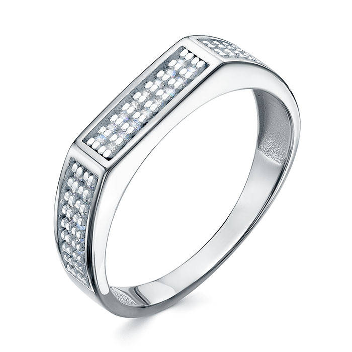 z1-11220 Кольцо с фианитами. Серебро 925. 