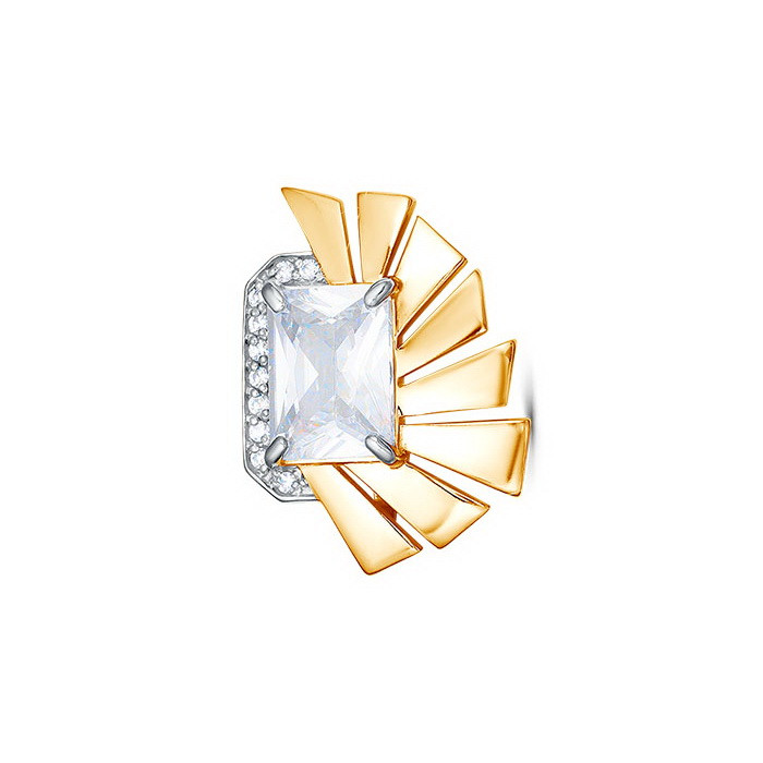 z3-11136 Подвеска с фианитами. Золото 585. 