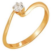 z1-8153 Кольцо с бриллиантами.Золото 585. 