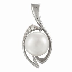z3-8323 Подвеска с жемчугом. Серебро 925.