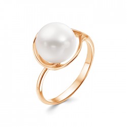 z1-10527 Кольцо с жемчугом. Золото 585.
