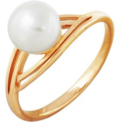 z1-5043 Кольцо с жемчугом. Золото 585.