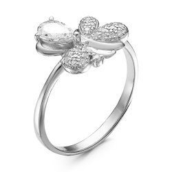 z1-9488 Кольцо с фианитами. Серебро 925.