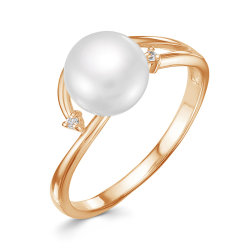 z1-9759 Кольцо с жемчугом. Золото 585.