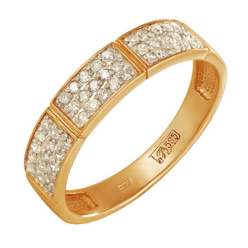 z1-7923 Кольцо с фианитами. Серебро 925.