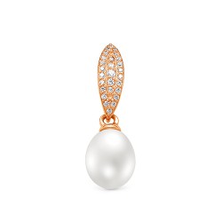 z3-10153 Подвеска с жемчугом. Золото 585.