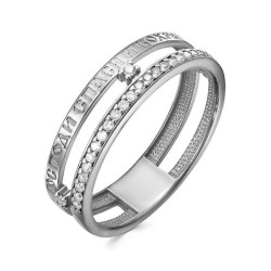 z1-11363l Кольцо с фианитами. Серебро 925.