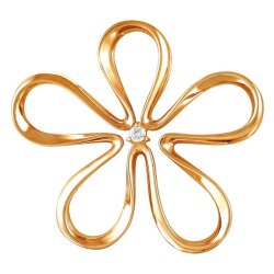 z3-8500 Подвеска с фианитами. Золото 585.