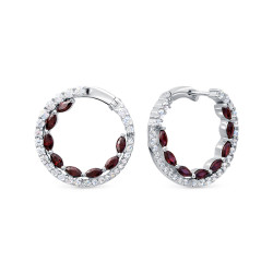 z2-10459 Серьги с фианитами. Серебро 925.