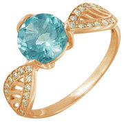 z1-7712 Кольцо с фианитами. Серебро 925. 