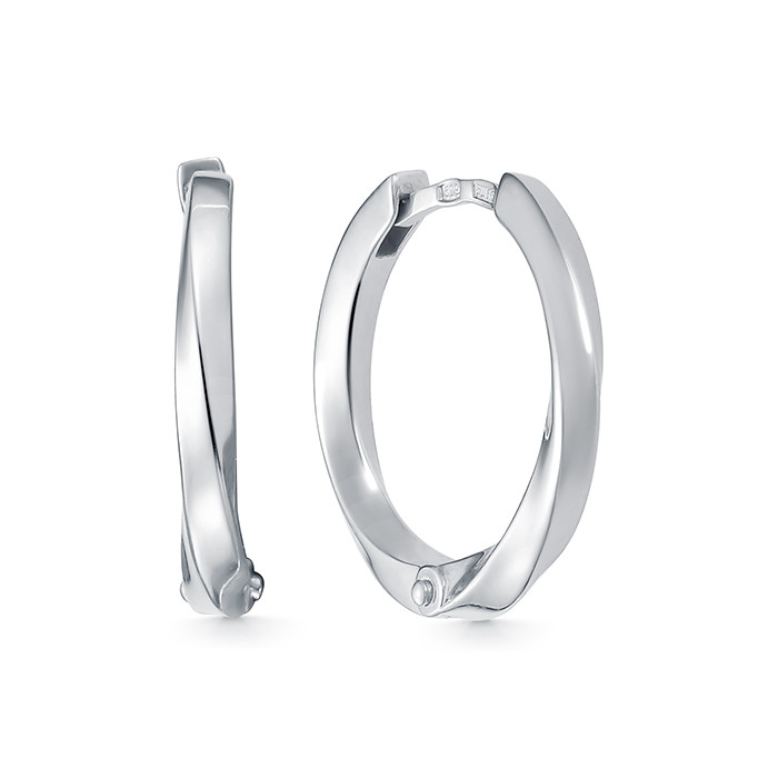 z2-10845 Серьги с фианитами. Серебро 925. 