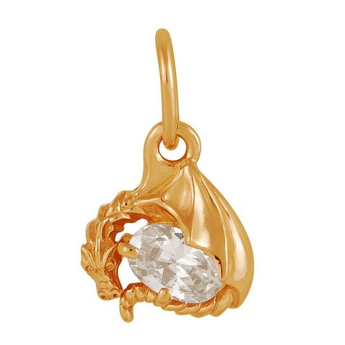 z3-8014 Подвеcка с фианитами. Серебро 925. 