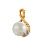z3-8602 Подвеска с жемчугом. Серебро 925. 