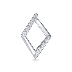 z3-10839 Подвеcка с фианитами. Серебро 925.