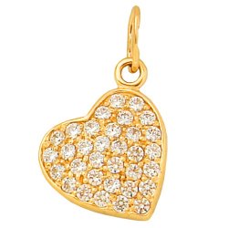 z3-014 Подвеска с фианитами. Золото 585.