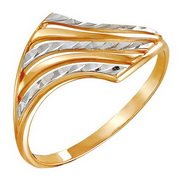 z1-8381 Кольцо без вставок. Золото 585.