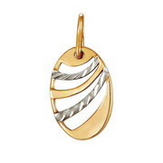 z3-8366 Подвеска без вставок. Золото 585.