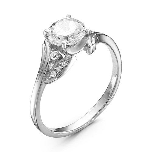 z1-9498 Кольцо с фианитами. Серебро 925. 