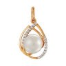 z3-7848 Подвеска с жемчугом. Серебро 925. 