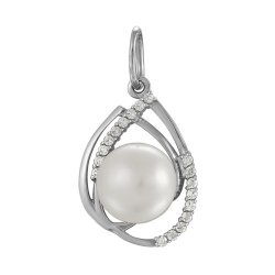 z3-7848 Подвеска с жемчугом. Серебро 925.