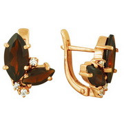 z2-050 Серьги с фианитами. Серебро 925.