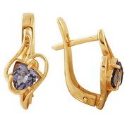 z2-7513 Серьги с фианитами. Серебро 925.