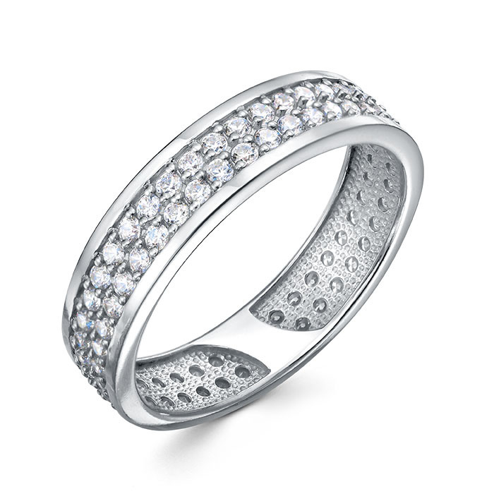 z1-10972z Кольцо с фианитами. Серебро 925. 