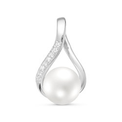 z3-9623 Подвеска с жемчугом. Серебро 925.
