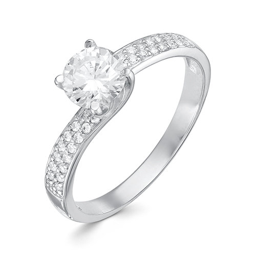 z1-9686 Кольцо с фианитами. Серебро 925. 