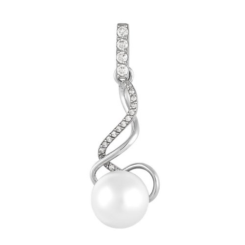 z3-8636 Подвеска с жемчугом. Серебро 925. 