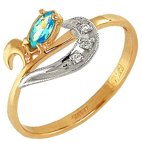 z1-027 Кольцо с фианитами. Серебро 925. 