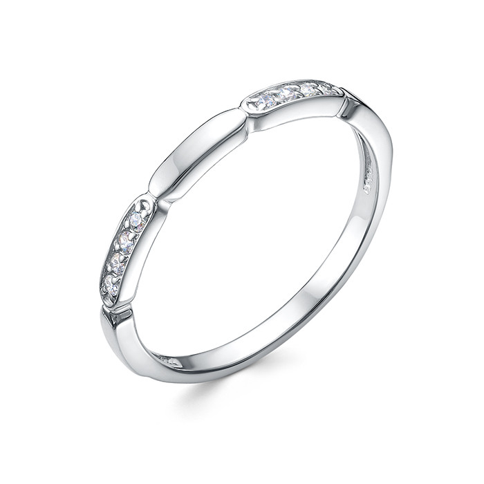 z1-10832 Кольцо с фианитами. Серебро 925. 