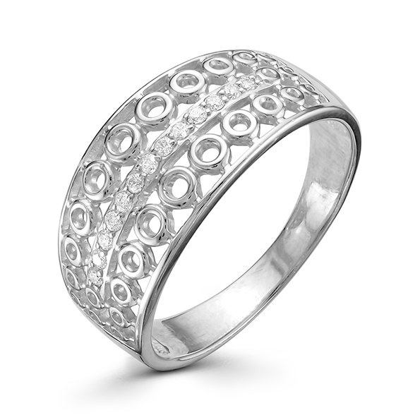 z1-9523 Кольцо с фианитами. Серебро 925. 
