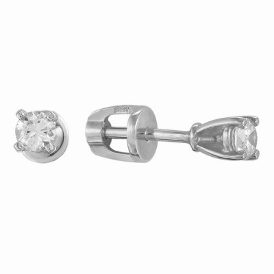 z2-084 zd Серьги с фианитами. Серебро 925.