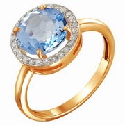 z1-8322 Кольцо с фианитами. Серебро 925.