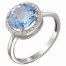 z1-8322 Кольцо с фианитами. Серебро 925. 
