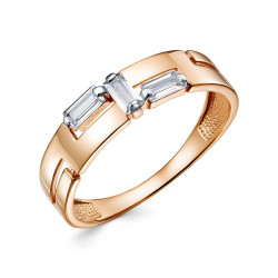 z1-11459 Кольцо с фианитами. Золото 585.