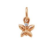 z3-7729d Детская подвеска. Золото 585.