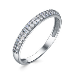 z1-7917 Кольцо с фианитами. Серебро 925.