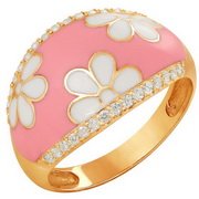 z1-8126-1 Кольцо с эмалью. Серебро 925.