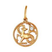 z3-068-1 Подвеска с фианитами. Золото 585. 