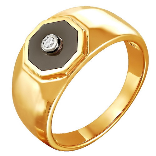z1-8643 Мужская печатка. Золото 585.  