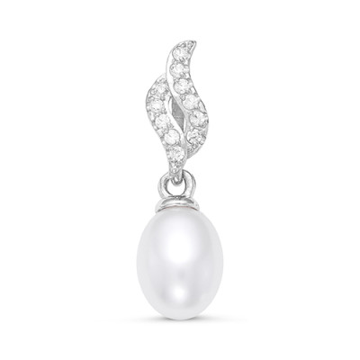 z3-9626 Подвеска с жемчугом. Серебро 925.