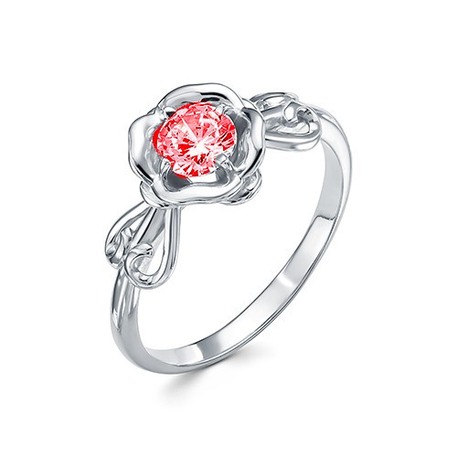 z1-10264 Кольцо с фианитами. Серебро 925. 