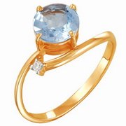 z1-8321 Кольцо с фианитами. Серебро 925.